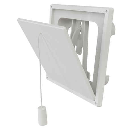 .Läppäventtiili 100x100 mm (valkoinen)