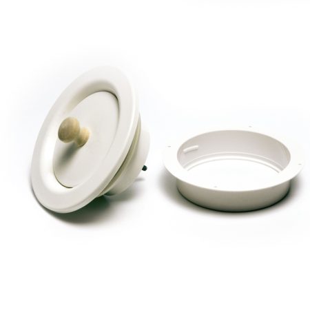 Poistoilmaventtiili sauna Ø 125 mm EHSA liukus.